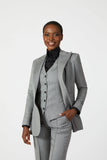 Mink Single Breasted Suit with Waistcoat - Alexandra-Dobre.com