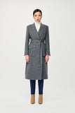 Mirage Wool Wrap Coat with Belt - Alexandra-Dobre.com