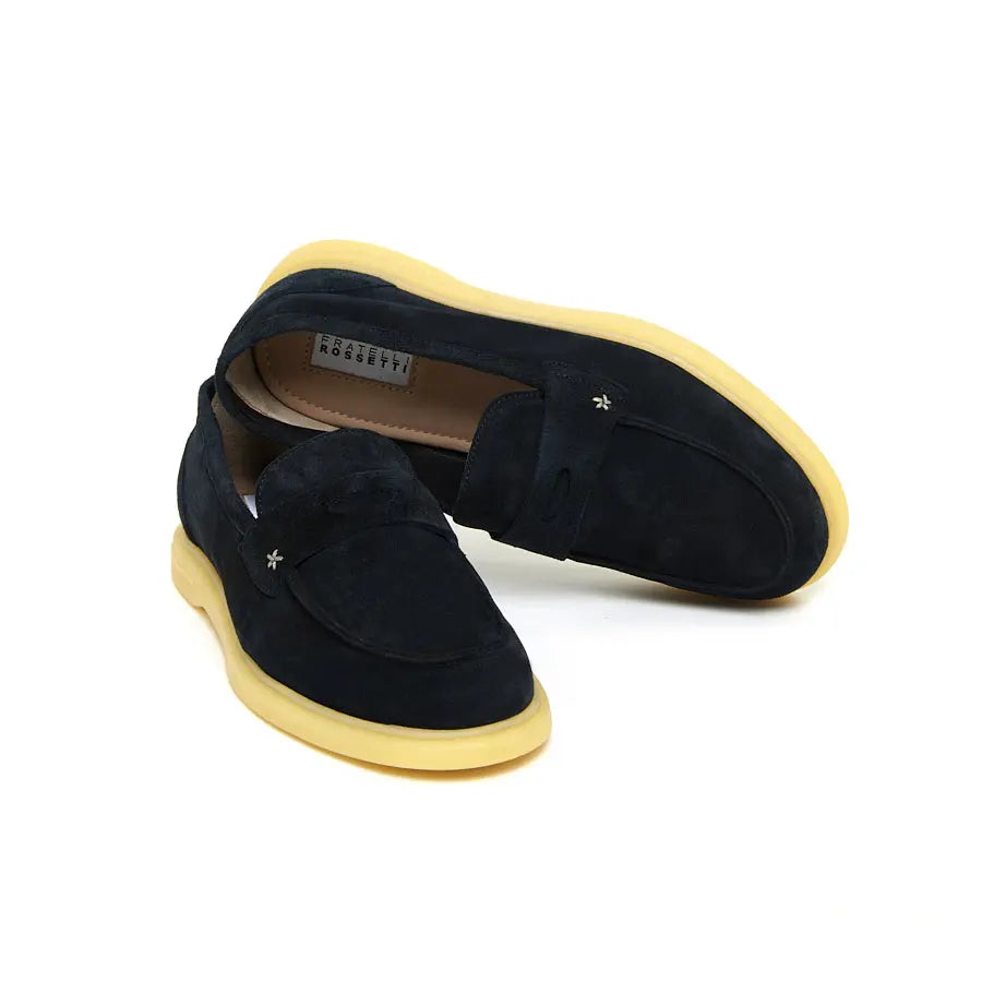Rossetti Midnight Suede Slip-Ons Alexandra Dobre