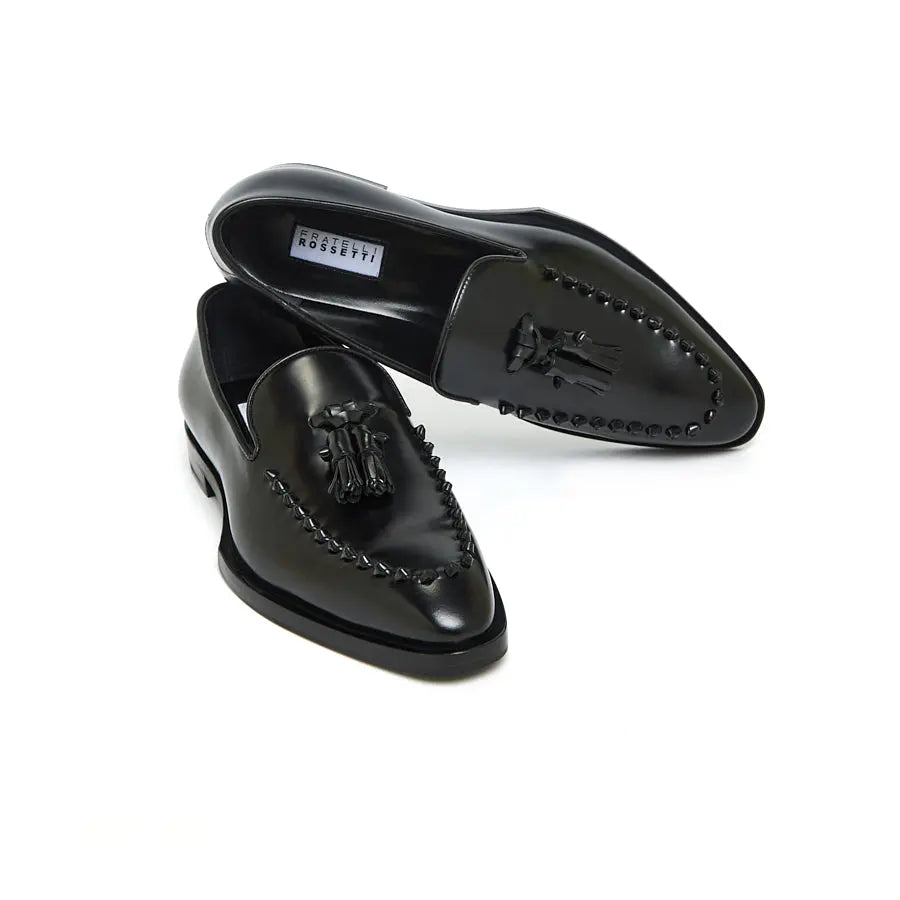 Rossetti Noir Tassel Loafers Alexandra Dobre