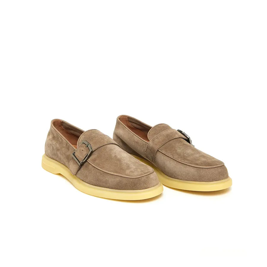 Savannah Suede Monk Loafers Alexandra Dobre