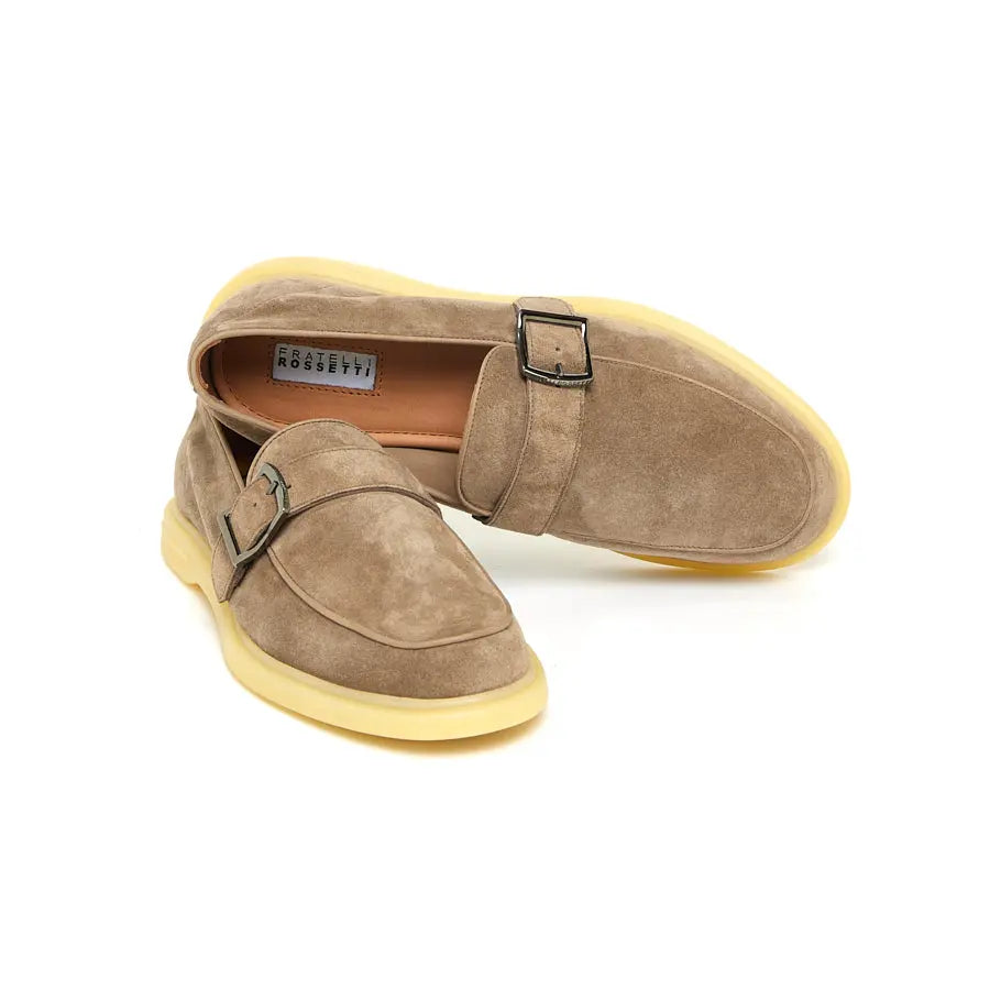 Savannah Suede Monk Loafers Alexandra Dobre