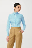 Sky Stripe Fitted Shirt - Alexandra-Dobre.com