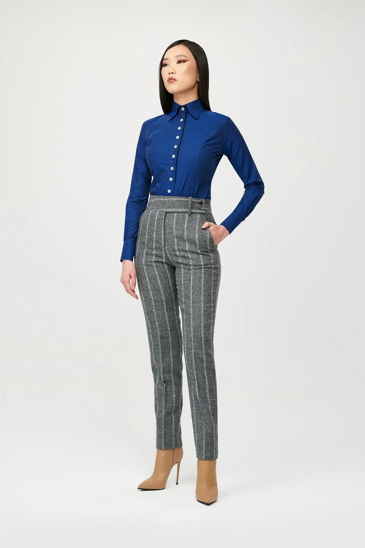 Stella Fitted Shirt - Alexandra-Dobre.com