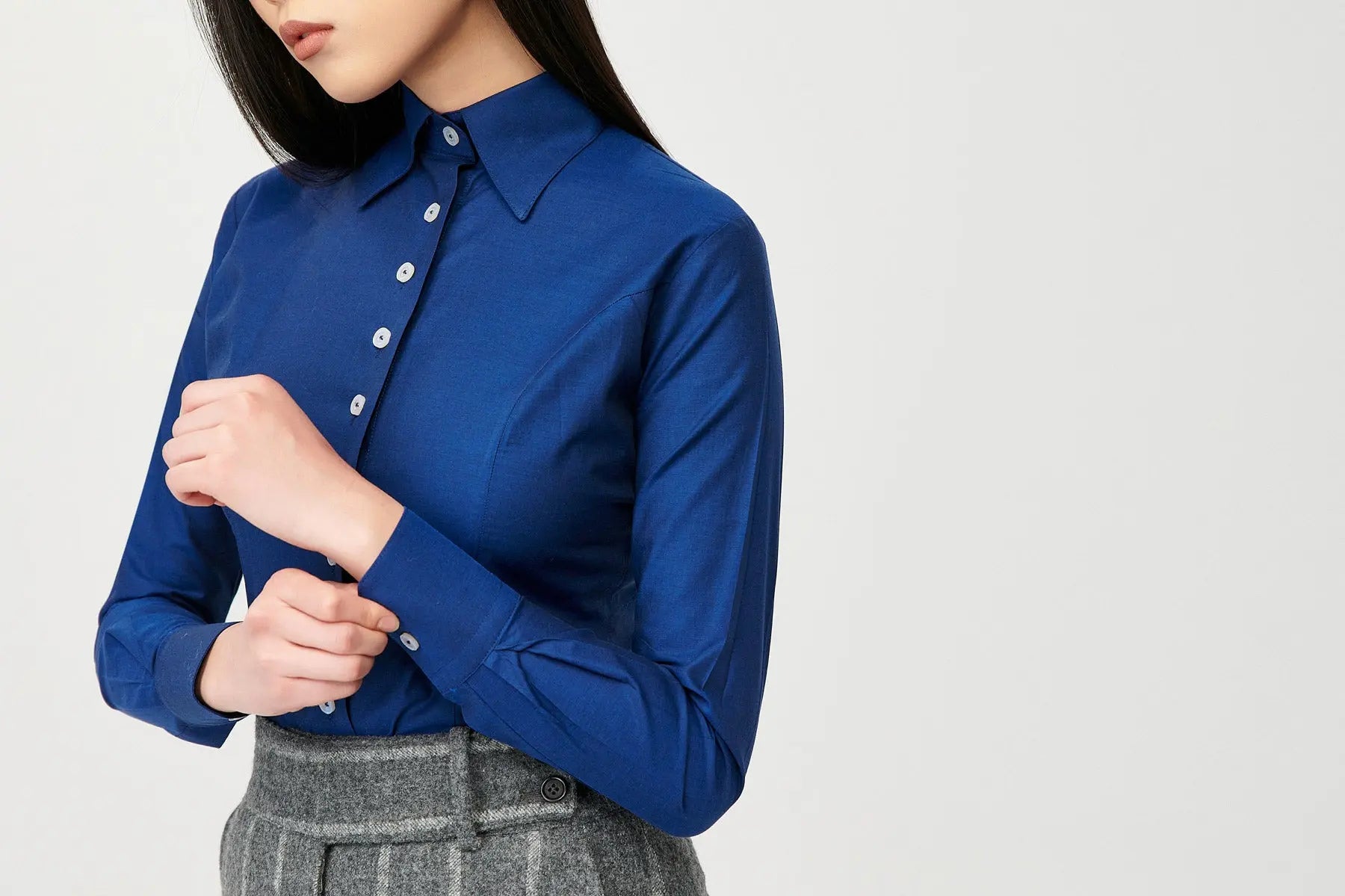 Stella Fitted Shirt - Alexandra-Dobre.com