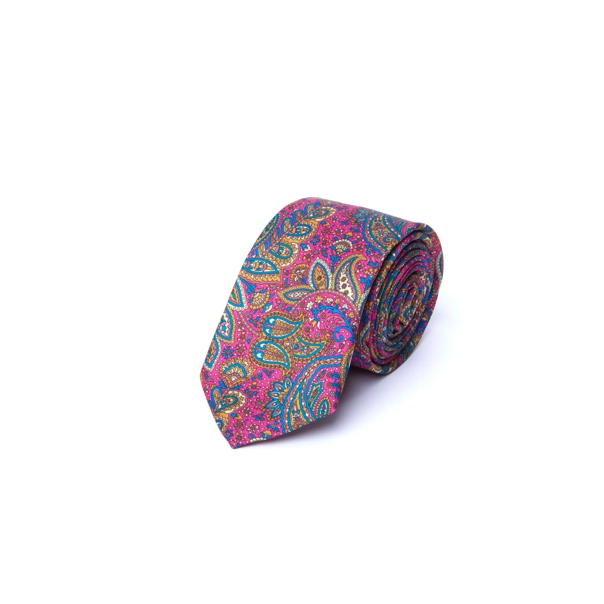 Vibrant Paisley Silk Tie Alexandra Dobre