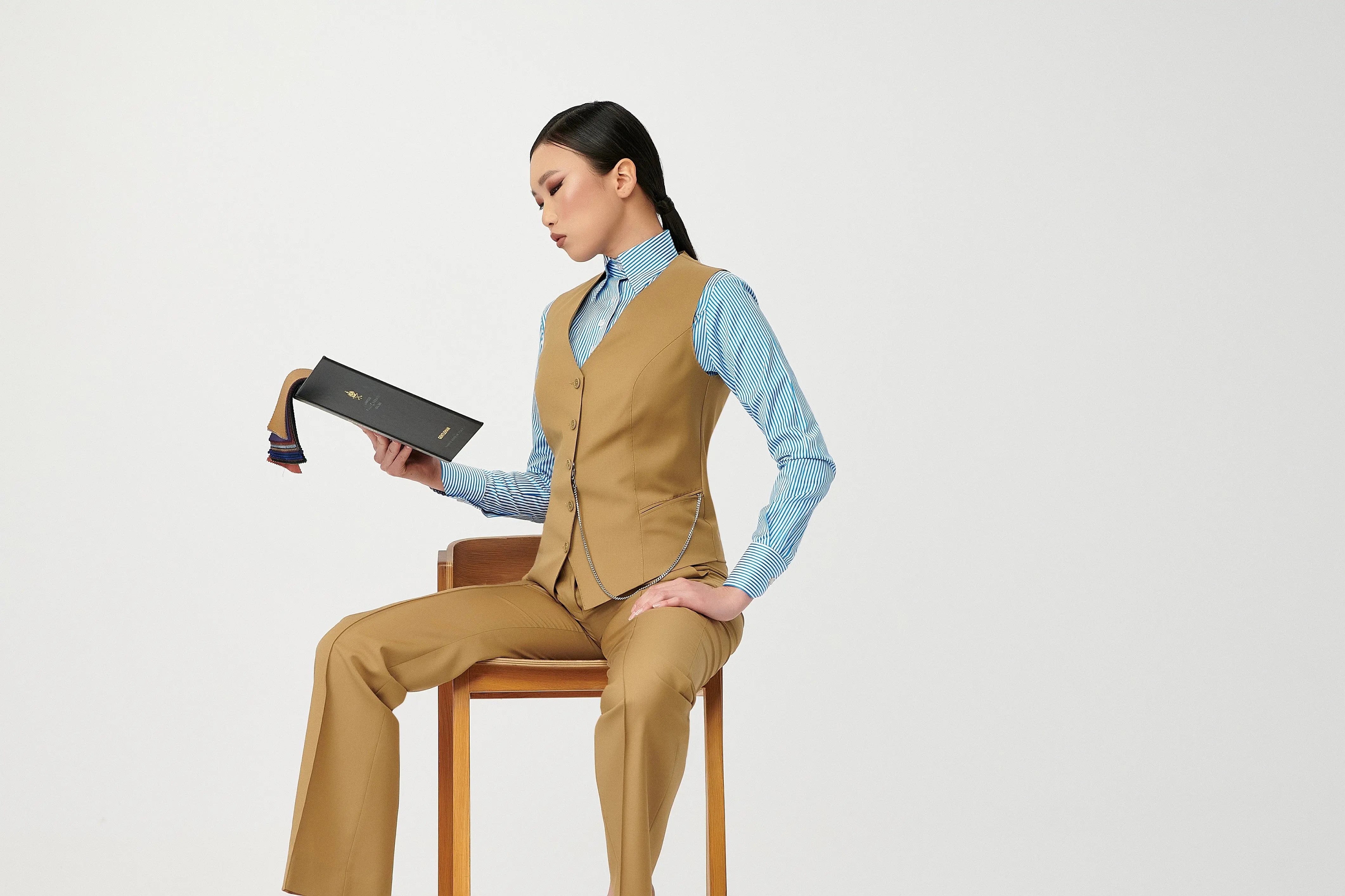 Zelda Single Breasted Suit with Waistcoat - Alexandra-Dobre.com