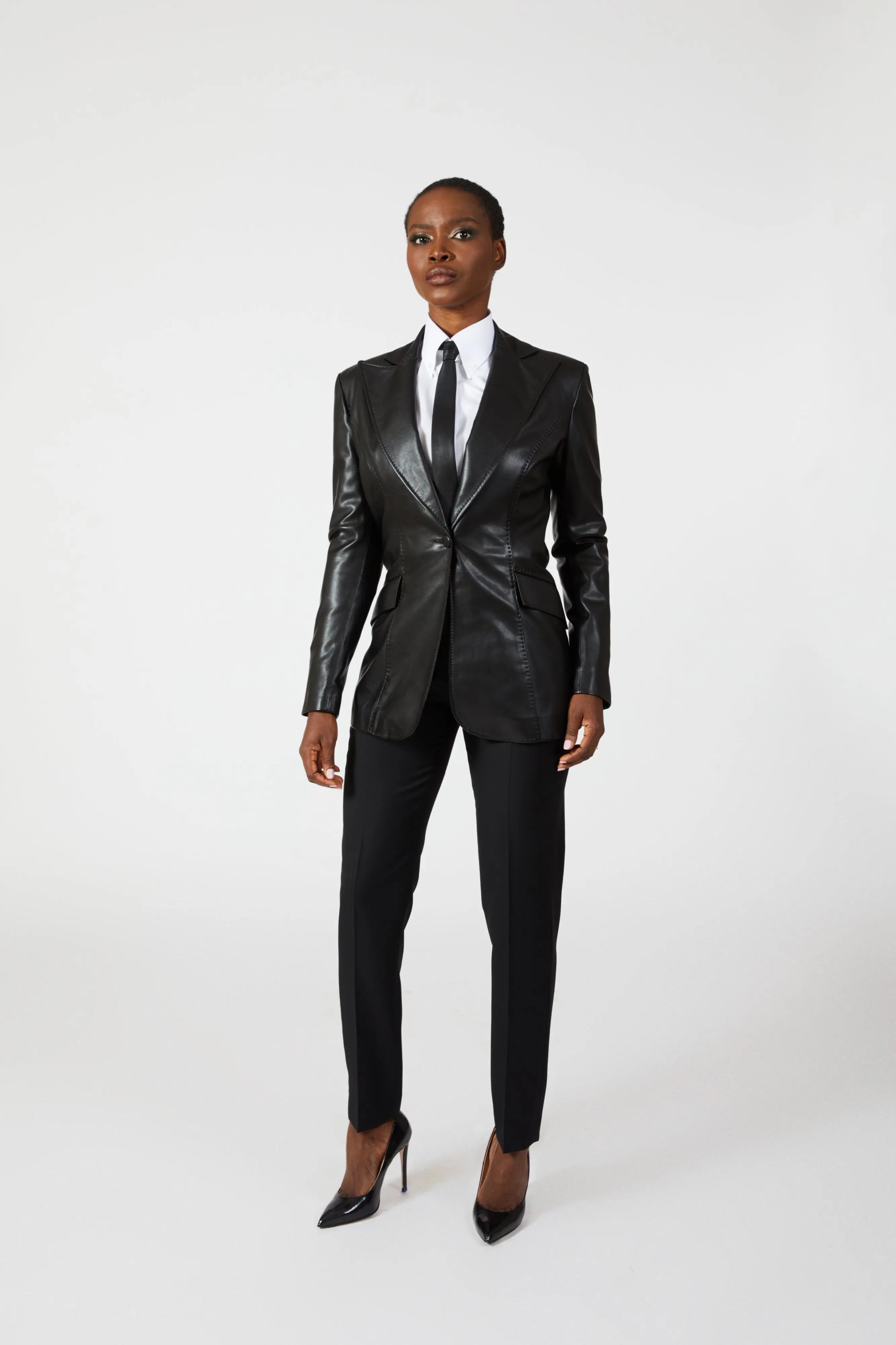 Oracle Leather Blazer - Alexandra Dobre Oracle Leather Blazer - Alexandra Dobre