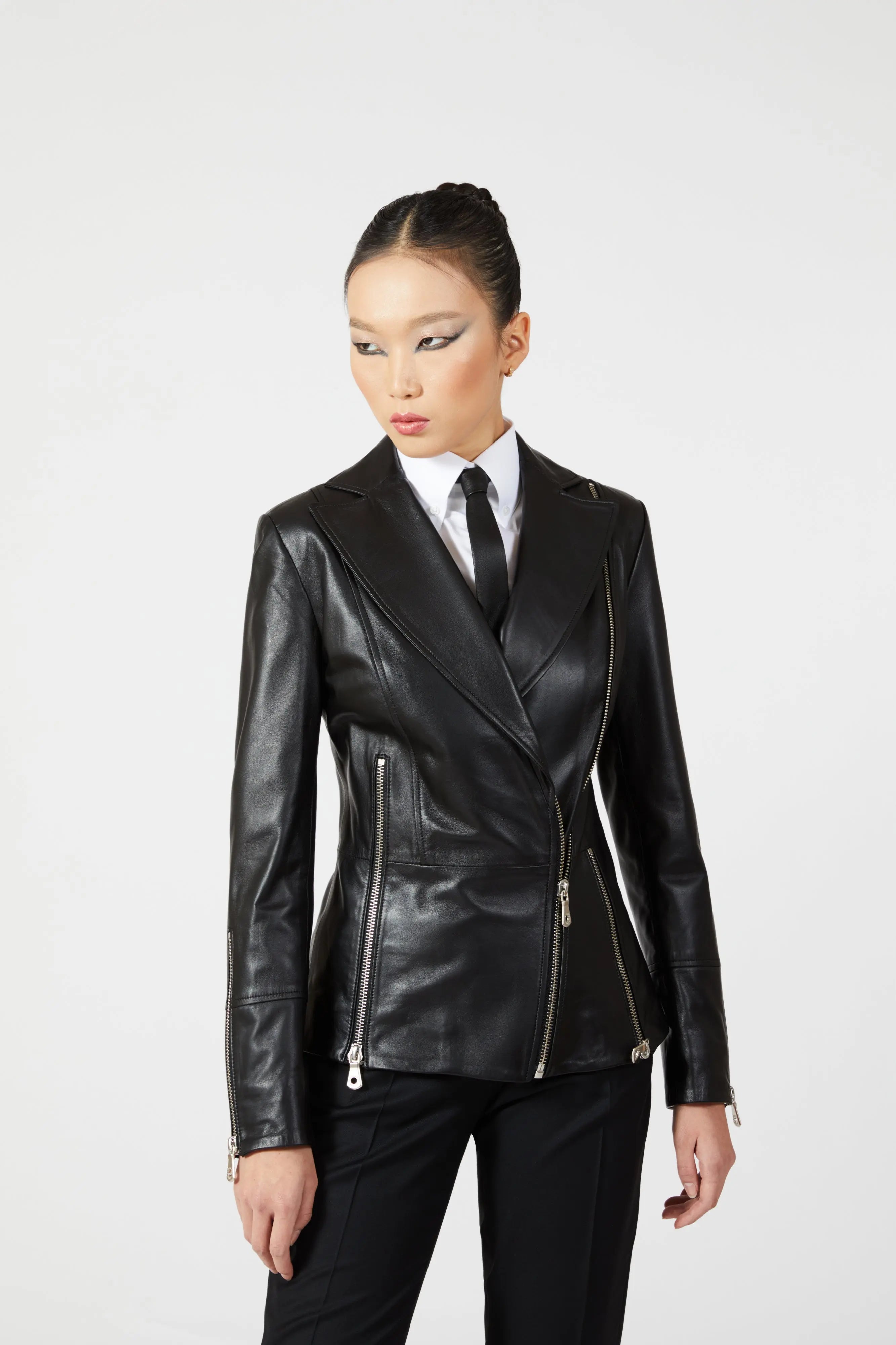 Seraph Leather Biker Jacket - Alexandra Dobre